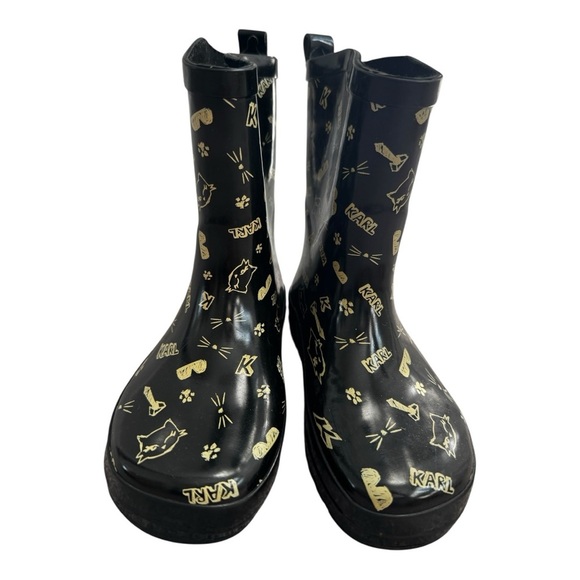 KARL LAGERFELD Kids Rain Boots Size 7 - Picture 2 of 6